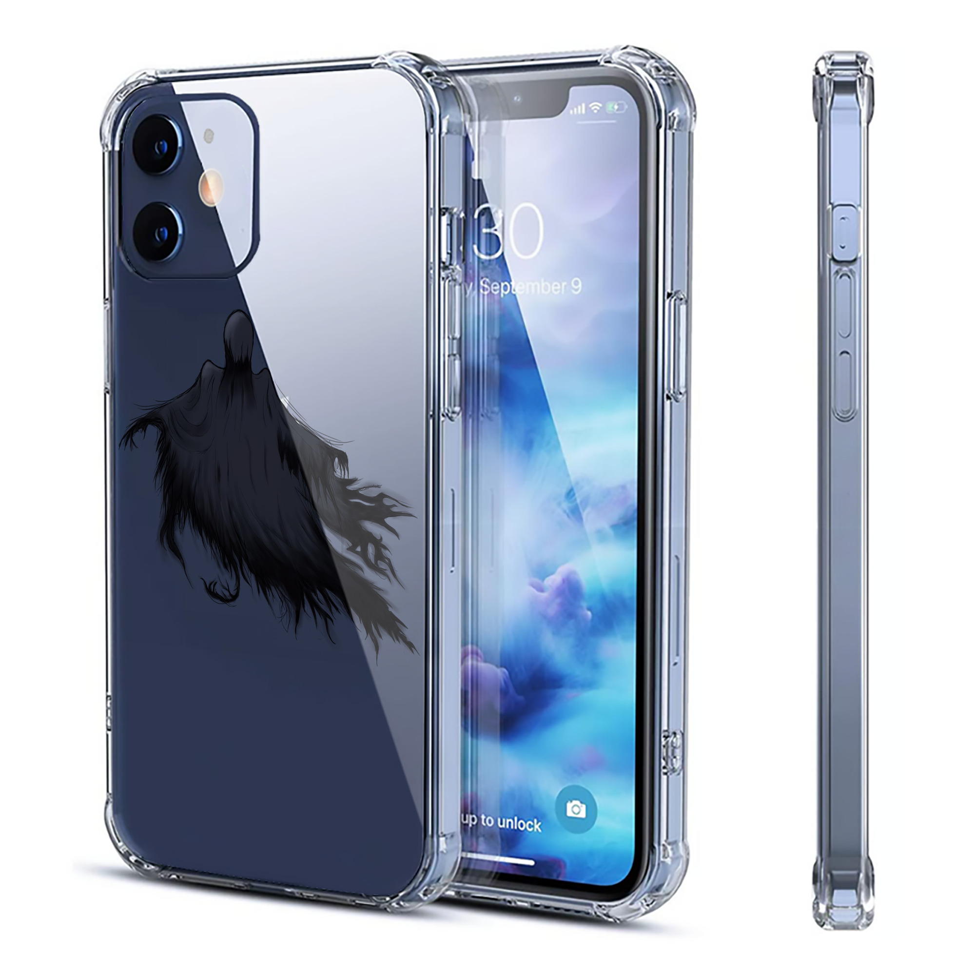 （画像用） Harry Potter ハリー・ポッターシリーズ 【iPhone 12シリーズ対応】透明スマホケース（クリアソフトケース）